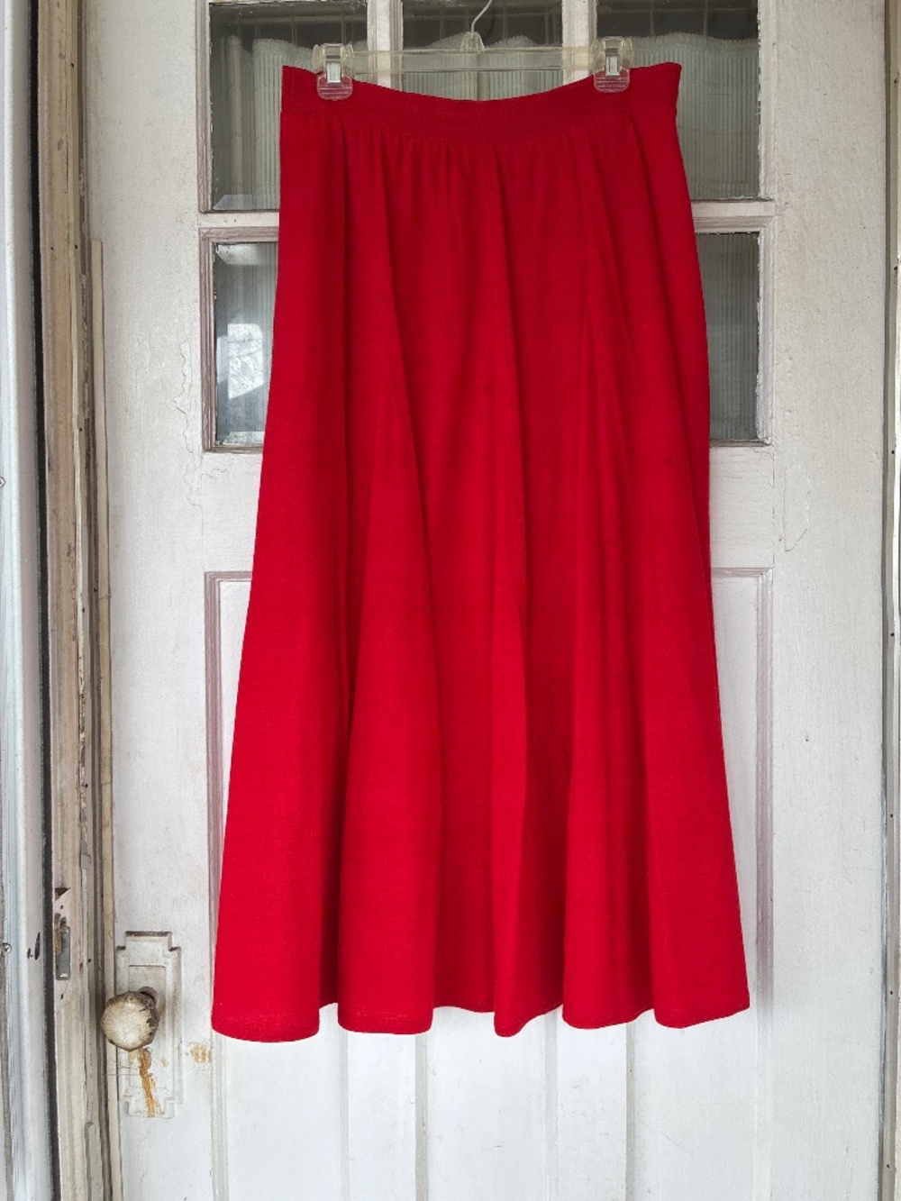 Vintage Liz Claiborne 100% Wool Maxi Flare Skirt